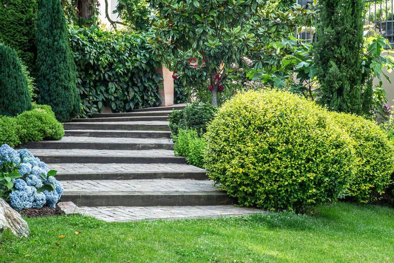Treppe vom Esszimmer