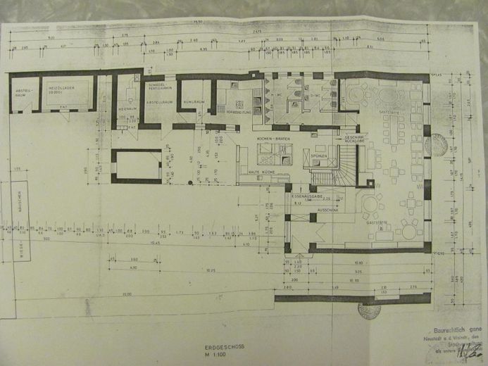 Grundriss EG Gaststätte