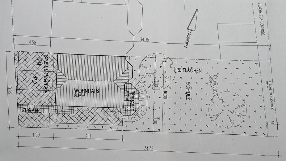 Grundriss Grundstück