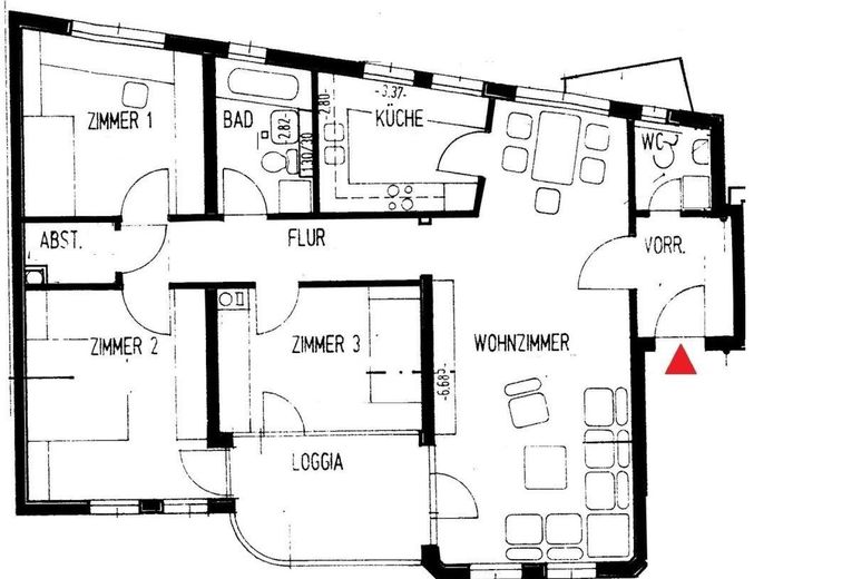 4-Zimmer-Komfortwohnung mit Loggia und Balkon – Foto 29
