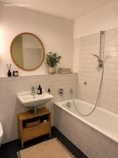Historisches Loft in der Sternecker Brauerei | Für Singles, Paare oder als 3-Zimmer-WG geeignet – Bad