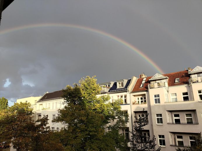 Blick vom Balkon