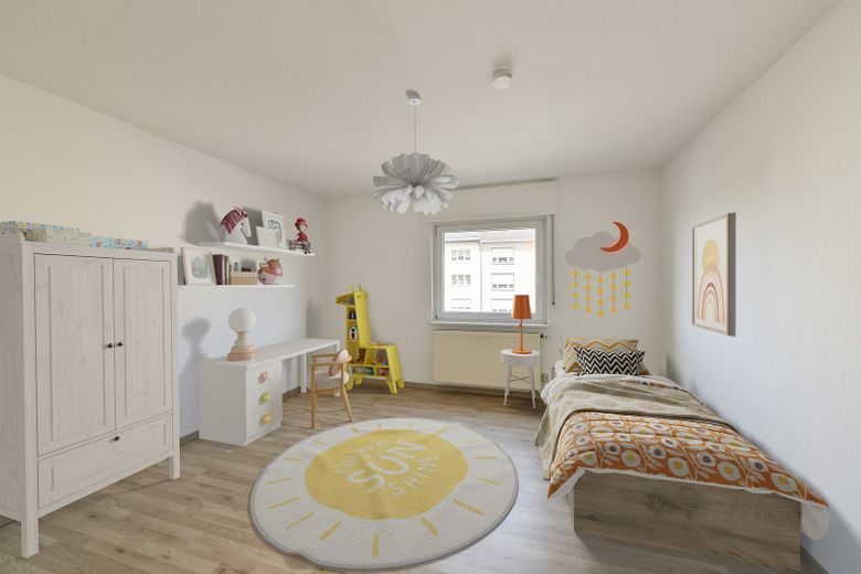 SENZA INTERMEDIARIO & subito libera: appartamento ristrutturato di 3 locali con cucina componibile, KA-Mühlburg – Kinderzimmer