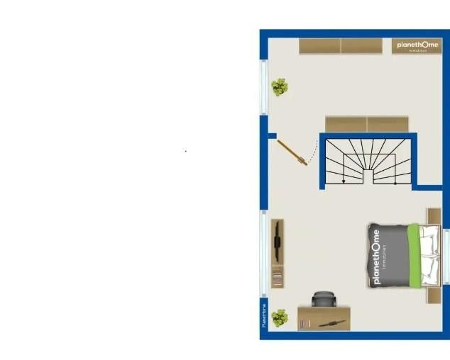 Schlafzimmer mit Nebenzimmer
