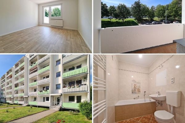 2 Warmmieten geschenkt*: chice, renovierte Balkonwohnung im beliebten 1. Obergeschoss