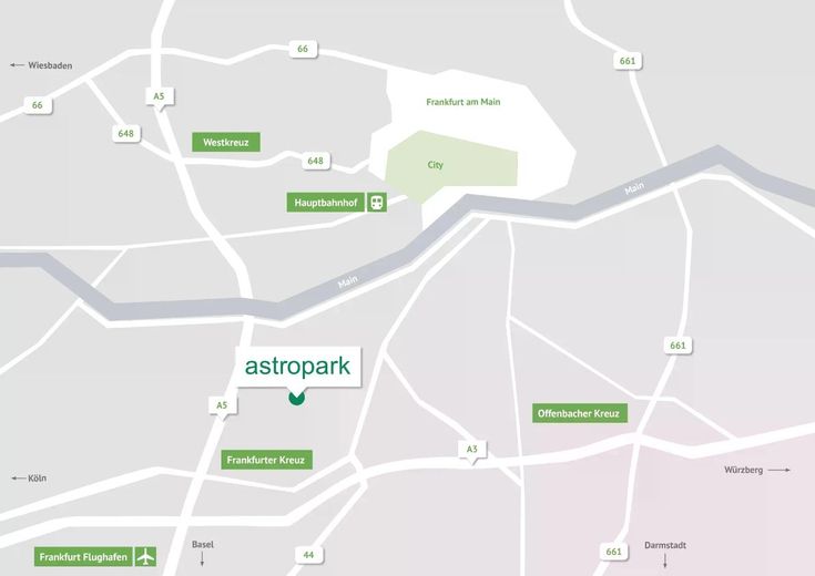 ATIK: Attraktive Büroflächen im Astropark – Lageplan