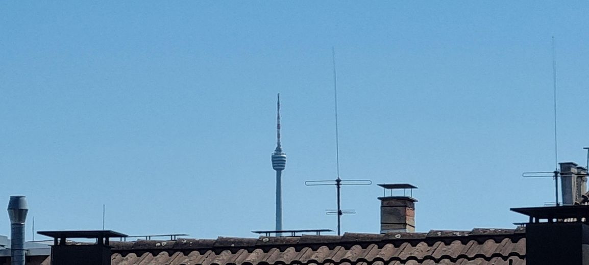Beautiful and renovated 1.5-room apartment Stuttgart West – Aussicht Fernsehturm Hofseite