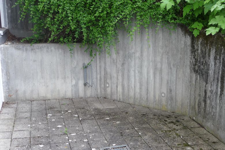 Fahrradabstellplatz Terrasse