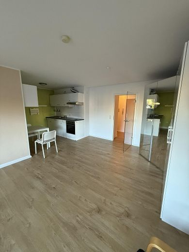 Отдельная, светлая и просторная 1-комн. квартира (42 м²) с балконом, парковочным местом, встроенной кухней — без комиссии – Wohnbereich