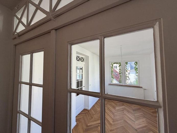 Esclusivo appartamento d’epoca di 146 m² completamente ristrutturato in posizione privilegiata a Göppingen–elegante, moderno, unico – Zimmer 1 - Esszimmer