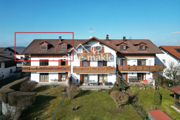 Provisionsfrei - 3 Zi. DG-Wohnung inkl. TG mit Wendelsteinblick - FREI