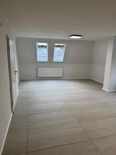 Beautiful 1-room apartment in the heart of downtown Ahaus – Wohn-/Schlafraum 
