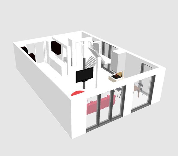 EG 3D - offenes Raumkonzept