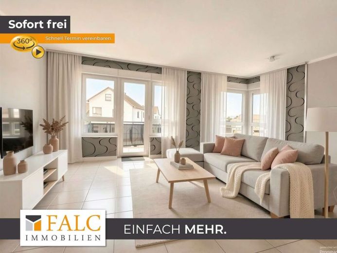 Helle Wohnung mit fußläufig guter Anbindung, West-Balkon und Tiefgaragenstellplatz – Foto 1