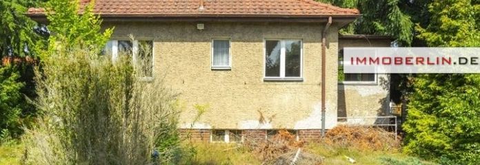 IMMOBERLIN.DE - Freistehendes Einfamilienhaus mit großem Südgarten & Ideenpotenzial
