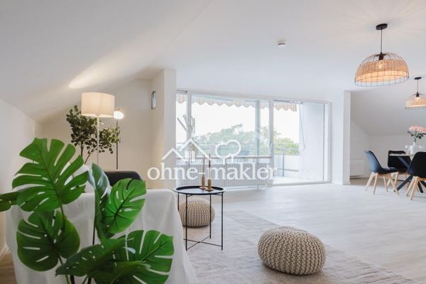 Frisch renovierte und bezugsfertige 3-Zimmerwohnung inkl. Parkplatz und mega Aussicht