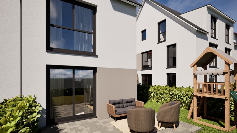 Hausansicht Terrasse