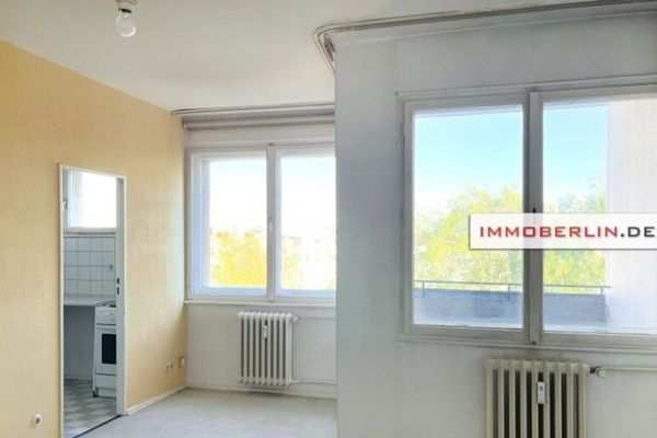 IMMOBERLIN.DE - Weitblick! Helle Wohnung mit ruhiger Loggia in zentraler Lage