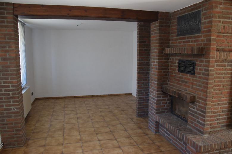 Zentrale Erdgeschosswohnung mit EBK, Kamin und Terasse in Gifhorn – Wohnzimmer