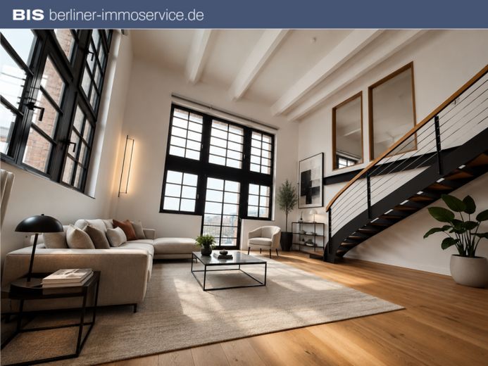 New York Flair an der Spree – außergewöhnliches Loft mit Galerie und Südbalkon – Foto 1