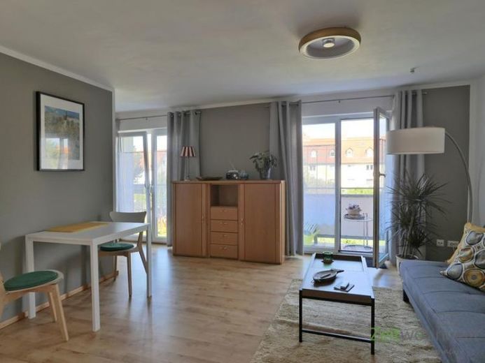 (EF0536_M) Erfurt: Ilversgehofen, nowo umeblowane mieszkanie 2-pokojowe z balkonem na osiedlu Tiergartensiedlung – Foto 1