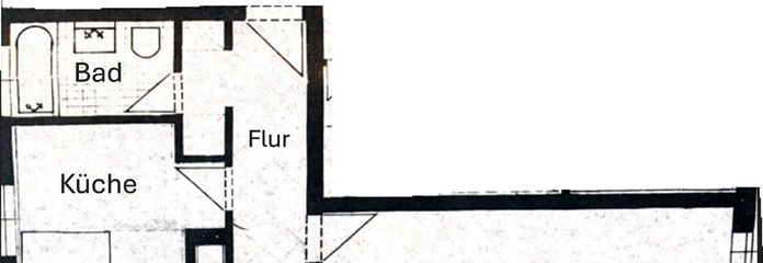 Zeichnung 2 Zi. Wg.