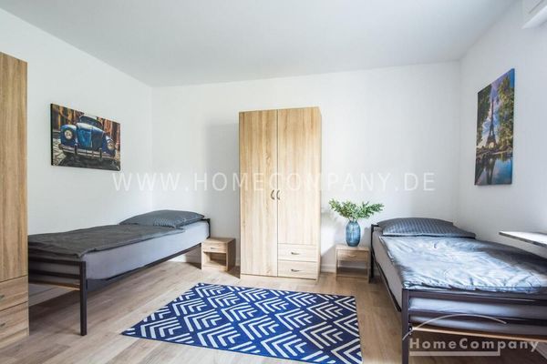 Offenbach Bieber AG8072750 – Komplett möblierte Monteurwohnung mit 3 Schlafzimmern und 6 Einzelbetten