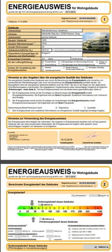 Energieausweis von 2018 