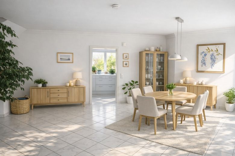 * OHNE PROVISION * Gepflegte DHH mit 5 Zimmern in Starnberg – Wohnzimmer_Möbel_Illustrativ
