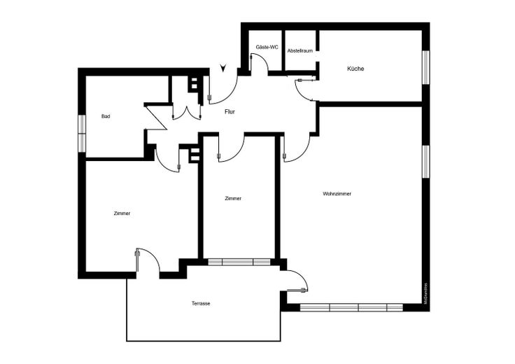 Проживание в престижном месте в прекрасном районе Мариенталь – Grundriss