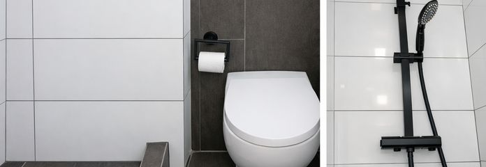 Gästebad, Walk in Dusche