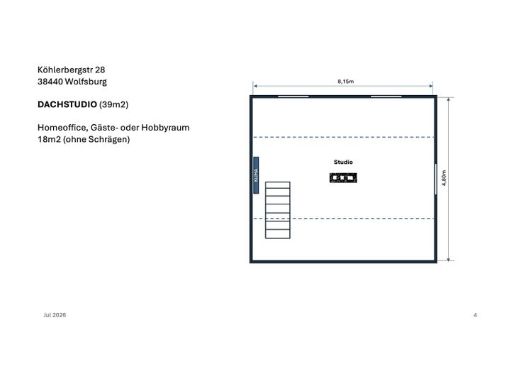 Traumhafte Doppelhaushälfte | Garten | Wallbox | klimatisiertes Dachstudio | 133 m2 | Köhlerberg – Klimatisiertes Studio