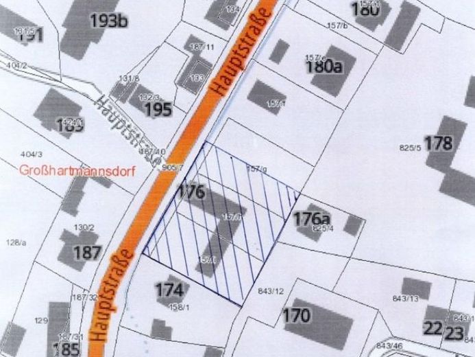 Großzügiges Baugrundstück 2200 m² in Großhartmannsdorf voll erschlossen – फोटो 1