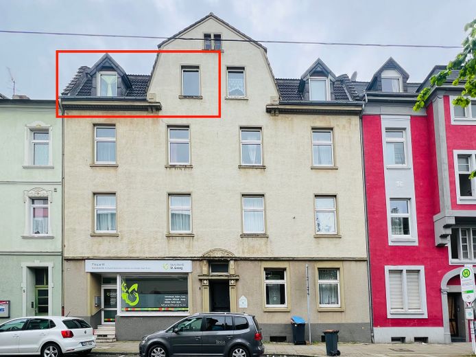 2,5-Zi-Whg mit Küche im DG in Hattingen-City – Fassade