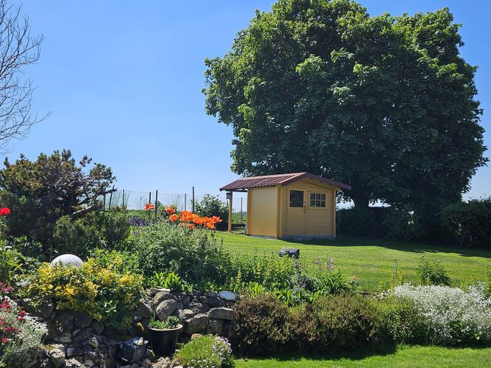 Komfortables Einfamilienhaus mit gepflegtem Garten in ruhiger, unverbaubarer Lage – Garten