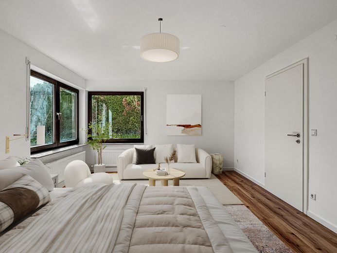 Heilbronn-Ost Bestlage: Architektenhaus mit Einliegerwohnung & Garten – Einliegerwohnung (Home staged)