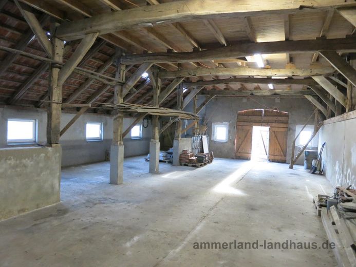 Resthof / Landhaus + 600 m² Hallenfläche – Wohnen & Arbeiten in Westerstede – Remise Halle 2