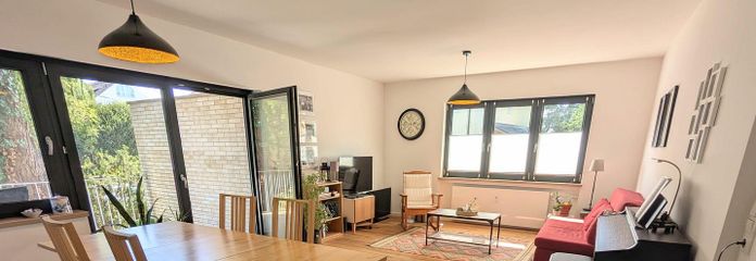 Exclusief 4-kamerappartement in Frankfurt-Harheim +tuin+keuken!