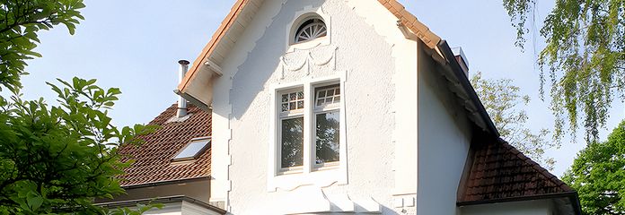 Ansicht der Jugendstilvilla