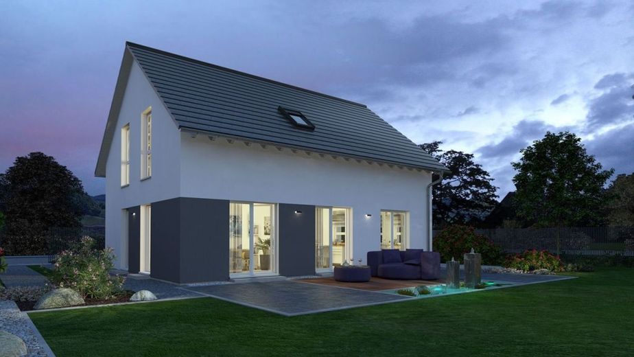 KLASSISCHER GRUNDRISS - GROSSZÜGIGES HAUS zum Bestpreis z.B. im Neubaugebiet Haselweg – Ansicht Garten