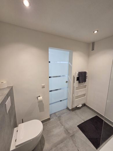 Möblierte 2Z-Wohnung im Zentrum - Wohnen auf Zeit ab 1.11 – Badezimmer/Ankleidezimmer