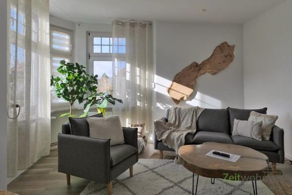 (EF1119_M) Magdeburg: Biederitz, geschmackvoll möbl. Wohnung mit Arbeitszimmer, Garten, Stellplatz und Service