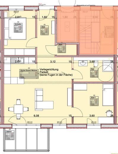 3-Zimmer-Eigentumswohnung in neuem Holzhaus: WohnGut-Erlangen – Fotoğraf 16