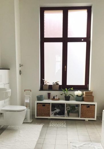 Mirke, Nichtraucherwohnung im Denkmal – Badezimmer