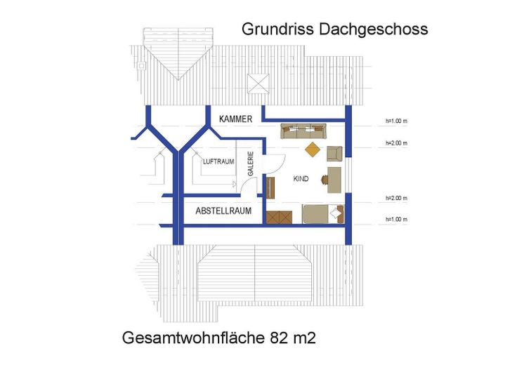 Grundriss Dachgeschoss