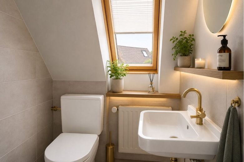 Provisionsfrei für den Käufer! Haus mit viel Potenzial - Ihr neues Zuhause wartet auf frischen Glanz – Gestaltungsvorschlag - WC