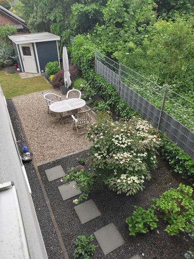 Blick aus dem Badezimmer