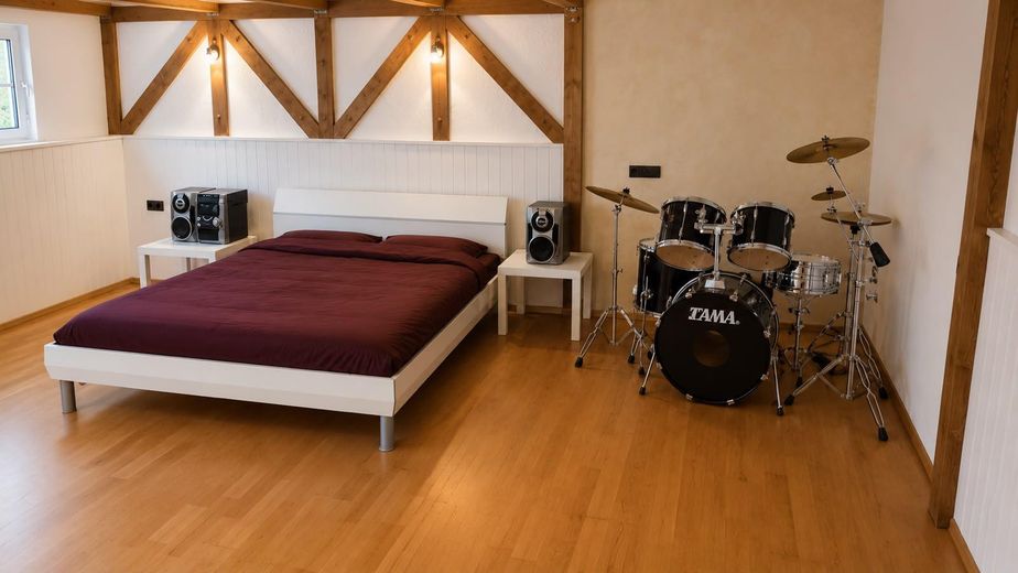 Bungalow bien entretenu avec piscine – Hoppyraum UG