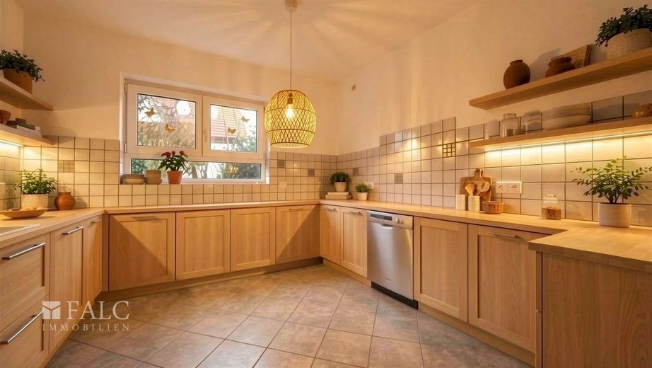 Halbes Haus, volles Glück, sofort einziehen! - FALC Immobilien Heilbronn – Das Reich der Küchenfee