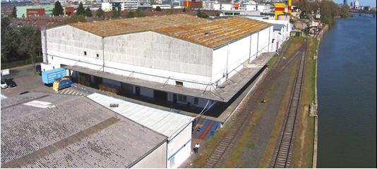 Übersicht Lagerhalle